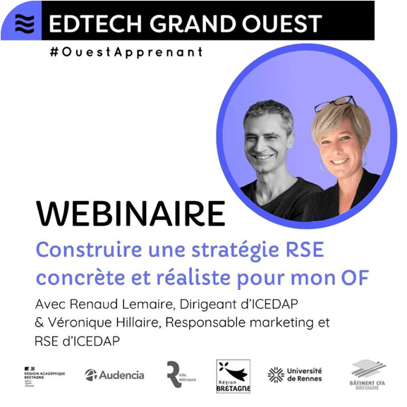 RSE et formation : un webinaire pour&nbsp;témoigner